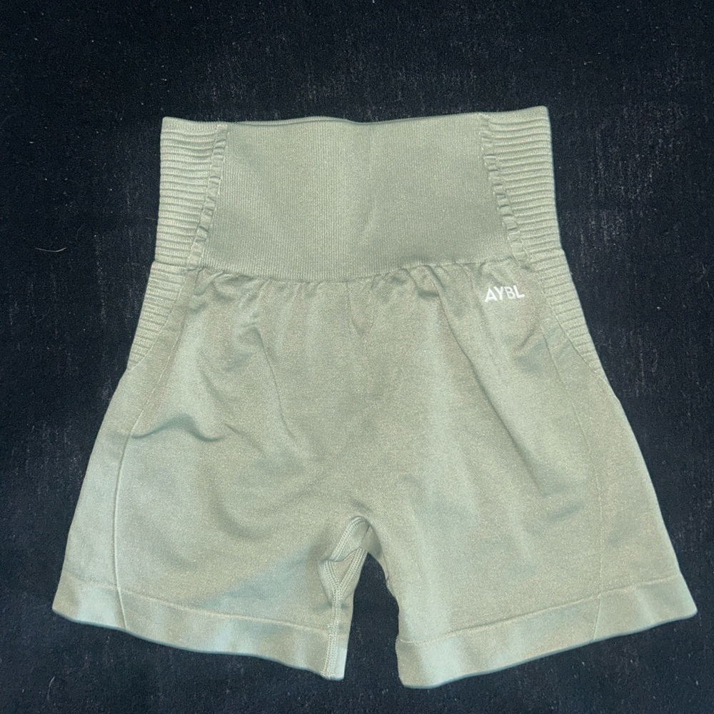 AYBL Olive Green Balance V2 Seamless Shorts